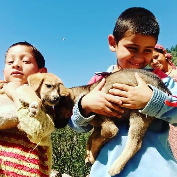 The joy of growing up together.