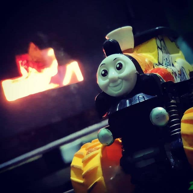 Burning like a fucking clown.